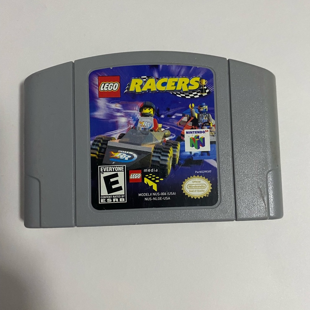 N64 Lego Racers Video Game Cartridge for  Nintendo 64